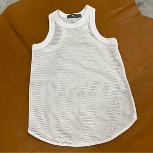 Stella McCartney Adidas White Mesh Tank Top XS